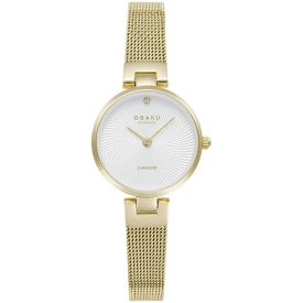   Obaku V256SXGIMG női karóra - valódi gyémánt díszítéssel