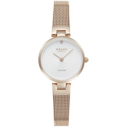 Obaku V256SXVIMV női karóra - valódi gyémánt díszítéssel