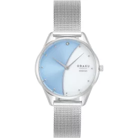   Obaku V297LXCXMCD női karóra - valódi gyémánt díszítéssel
