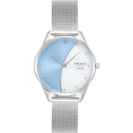 Obaku V297LXCXMCD női karóra - valódi gyémánt díszítéssel