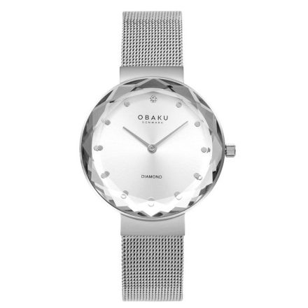 Obaku V300LXCIMC női karóra - valódi gyémánt díszítéssel