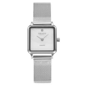   Obaku V301LXCWMC női karóra - valódi gyémánt díszítéssel