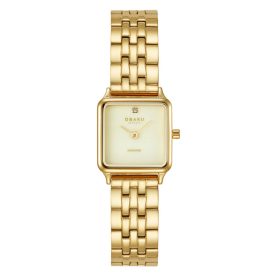   Obaku V301LXGGSG női karóra - valódi gyémánt díszítéssel