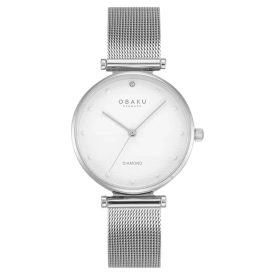   Obaku V310LXCWMC női karóra - valódi gyémánt díszítéssel