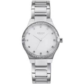   Obaku V317LECWSC női karóra - valódi gyémánt díszítéssel
