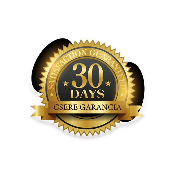 30 napos csere garancia
